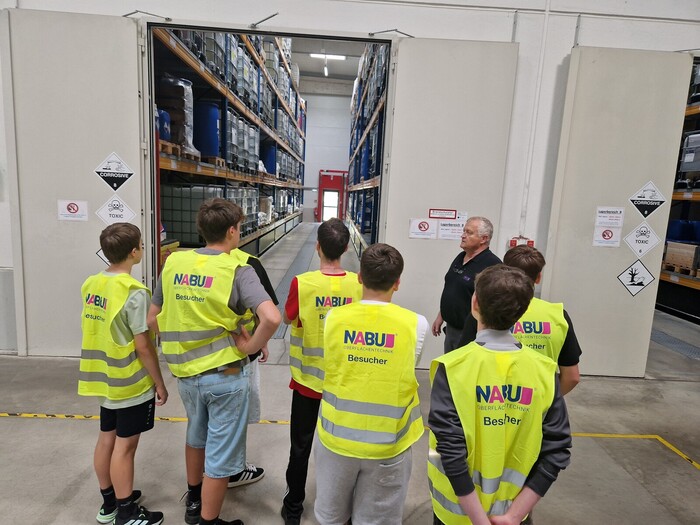 9. Klasse der Konrad-Max-Kunz-Realschule Schwandorf besucht NABU