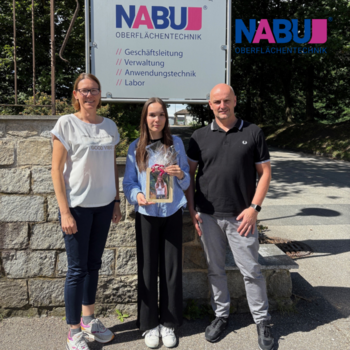 Erfolgreicher Ausbildungsabschluss bei NABU Oberflächentechnik